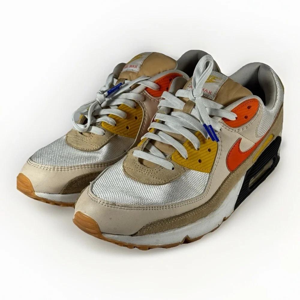 Nike Air Max 90 'M. Frank Rudy' FB4315-100 White‎ Red Sneaker Shoe Men's Size 14